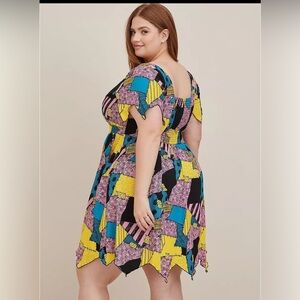 Torrid Disney Sally Patchwork Dress COSPLAY NWOT 2X
